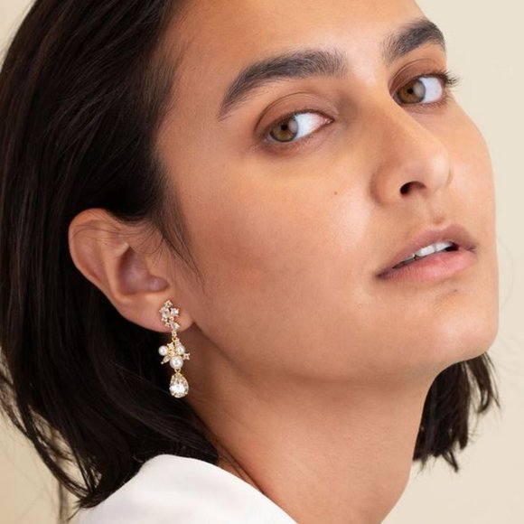 NWT / Olive & Piper / Blair Drops Earrings / Ox Gold ♥️ - Picture 4 of 4